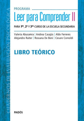 LEER PARA COMPRENDER 2 LIBRO TEORICO.. | Valeria Abusamra