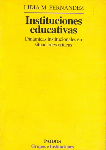 Instituciones educativas | Lidia M. Fernández