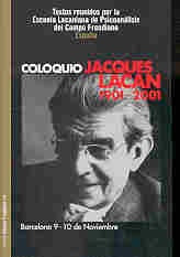 Coloquio Jacques Lacan 1901-2001 | VACIO