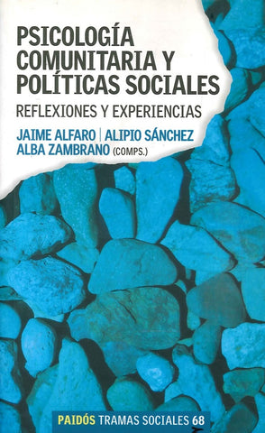 Psicologia comunitaria y politicas sociales | Jaime Alfaro