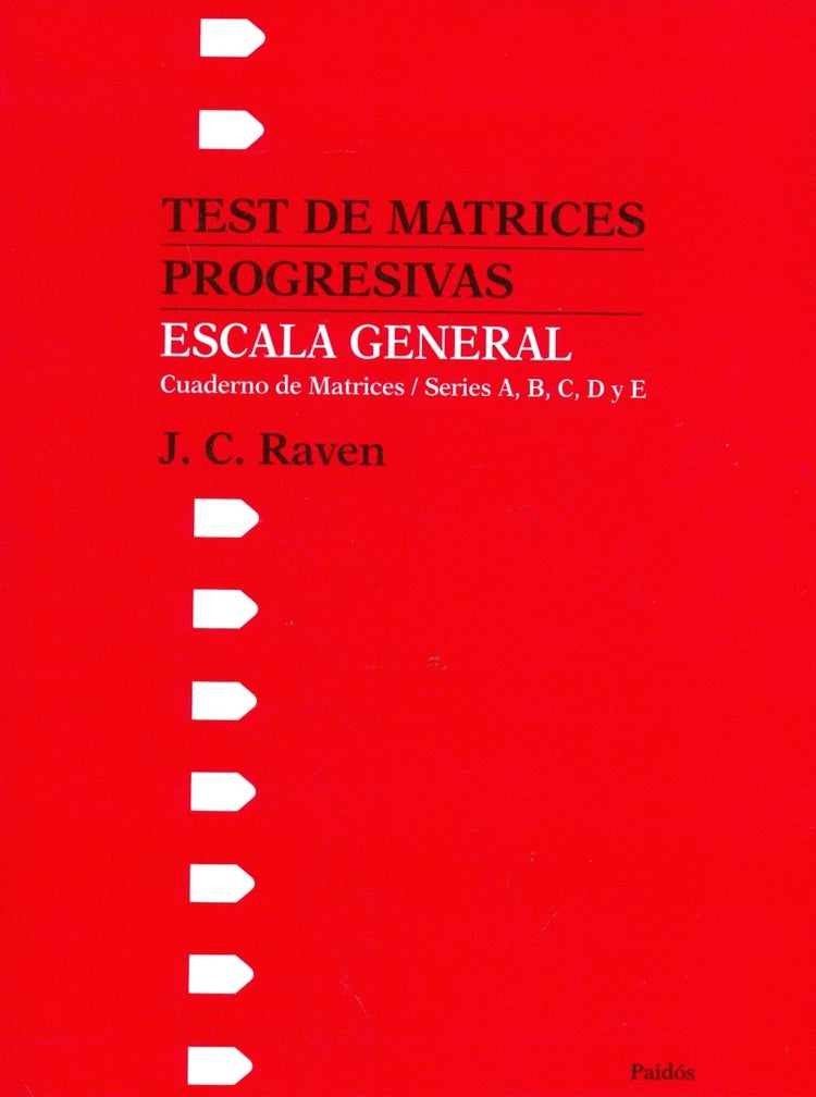 Test de Matrices Progresivas Escala General (Spanish Edition) | J.C. Raven