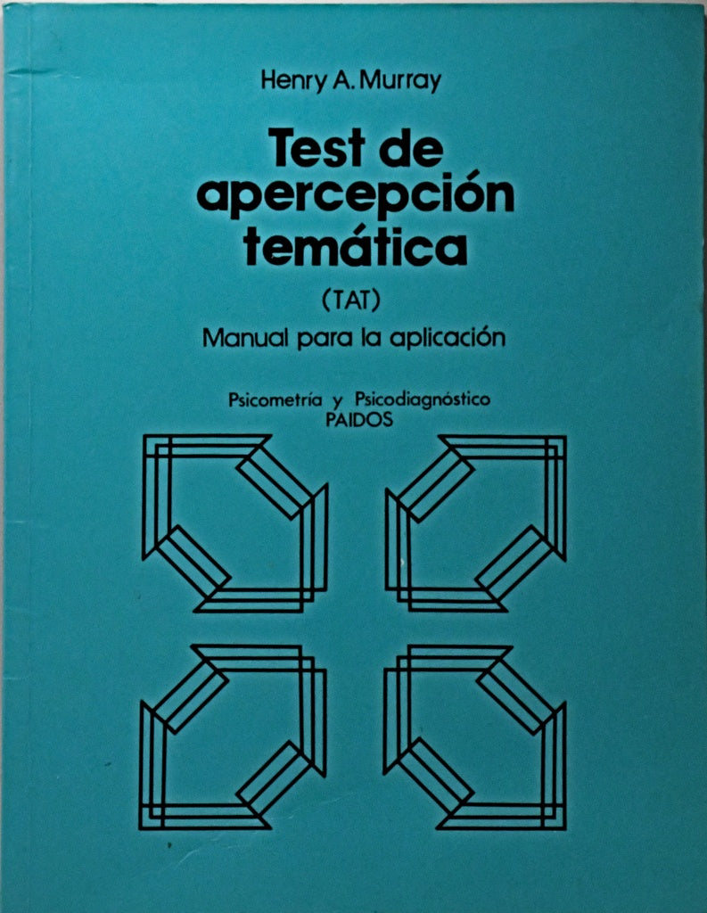 TEST DE APERCEPCION TEMATICA (SOLO EL MANUAL) | Henry A. Murray