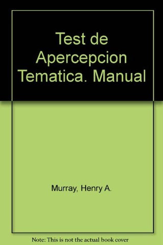 TEST DE APERCEPCION TEMATICA (SOLO EL MANUAL) | Henry A. Murray