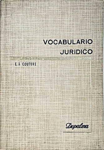 VOCABULARIO JURIDICO.. | Eduardo Juan Couture