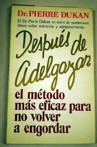 Después de adelgazar | Pierre Dukan