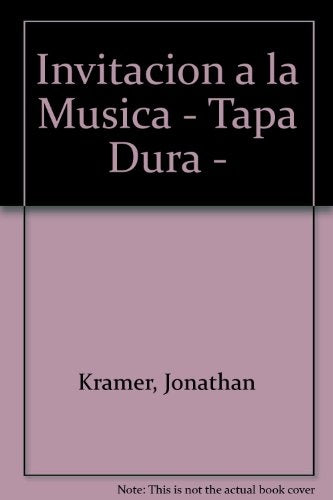 Invitacion a la musica | Jonathan Kramer