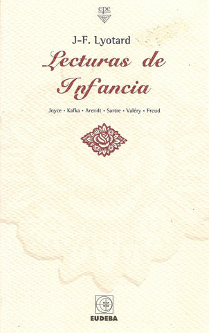 LECTURAS DE INFANCIA.. | Jean-François Lyotard