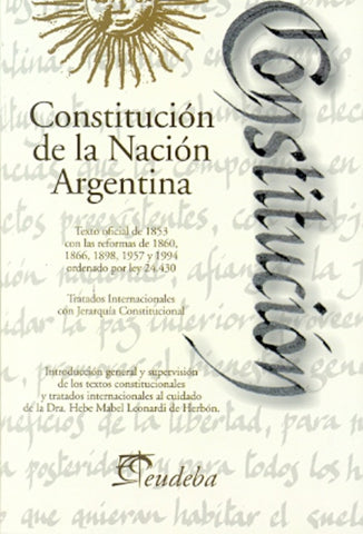 Constitución de la Nación Argentina | Constitución-Herbón