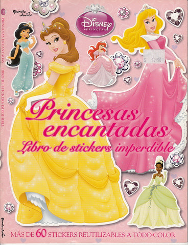 Princesas encantadas - Libro de stickers imperdible