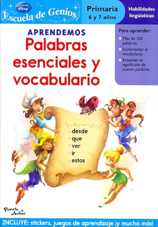 Aprendemos palabras escenciales hadas