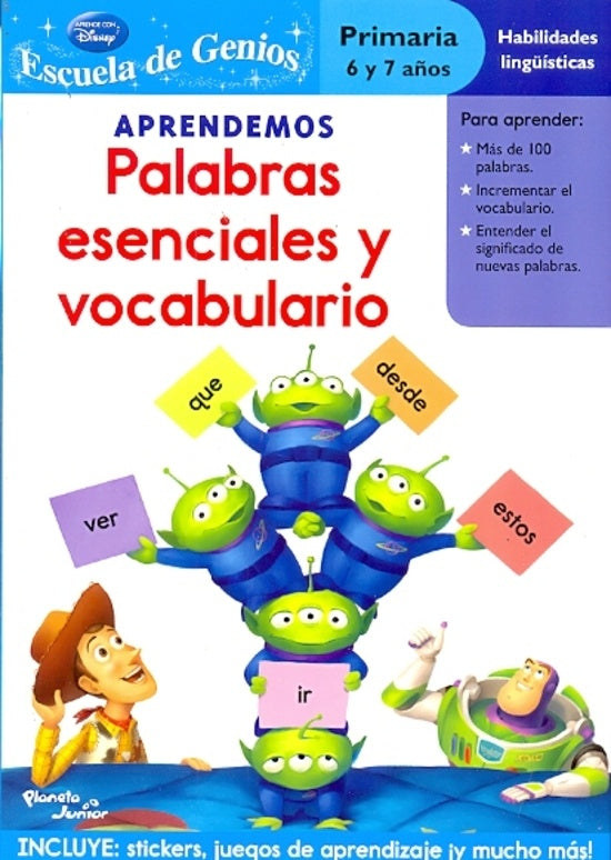 Aprendemos palabras escenciales  toys