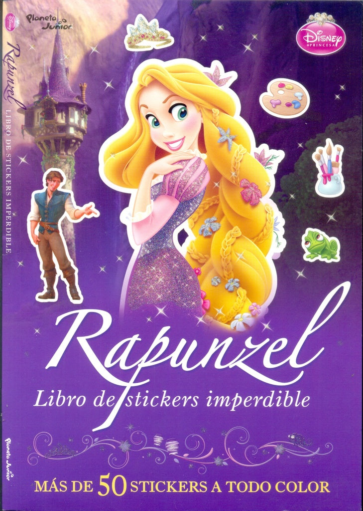 Rapunzel - libro de stickers imperdible  | Vários