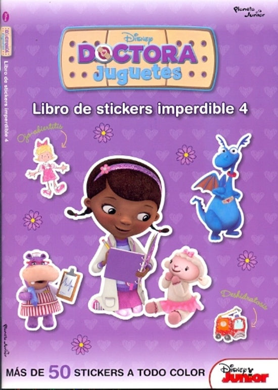 Doctora juguetes. Libro de stickers imperdible 4