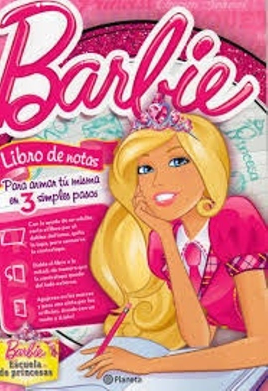 Barbie. LIbro de notas