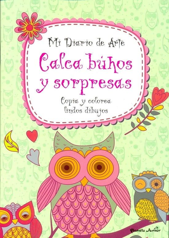 mi diario de arte calca buhos y sorpresas
