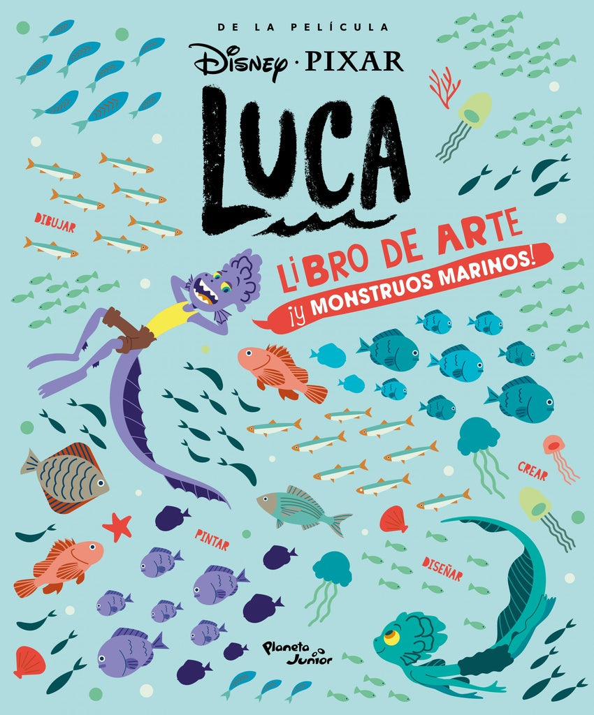 Luca. Libro de arte y monstruos marinos.. | Disney