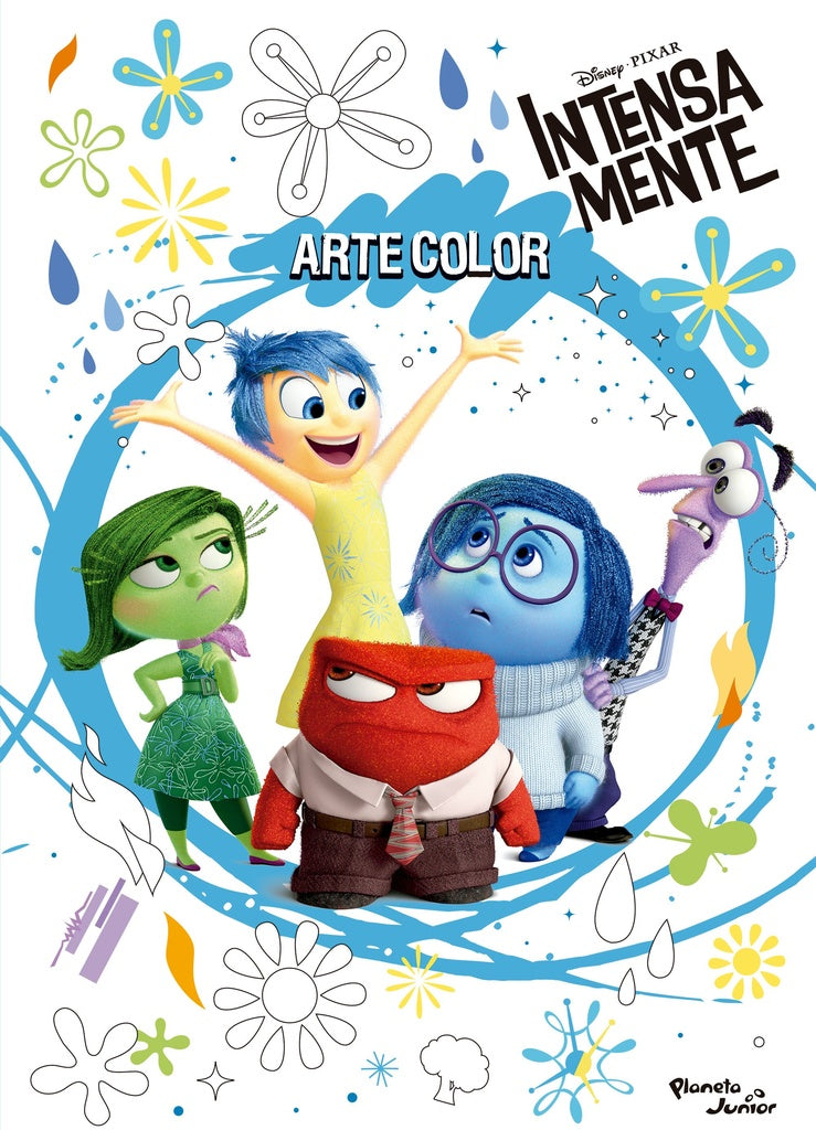 Intensamente. Arte color con frases.. | Disney