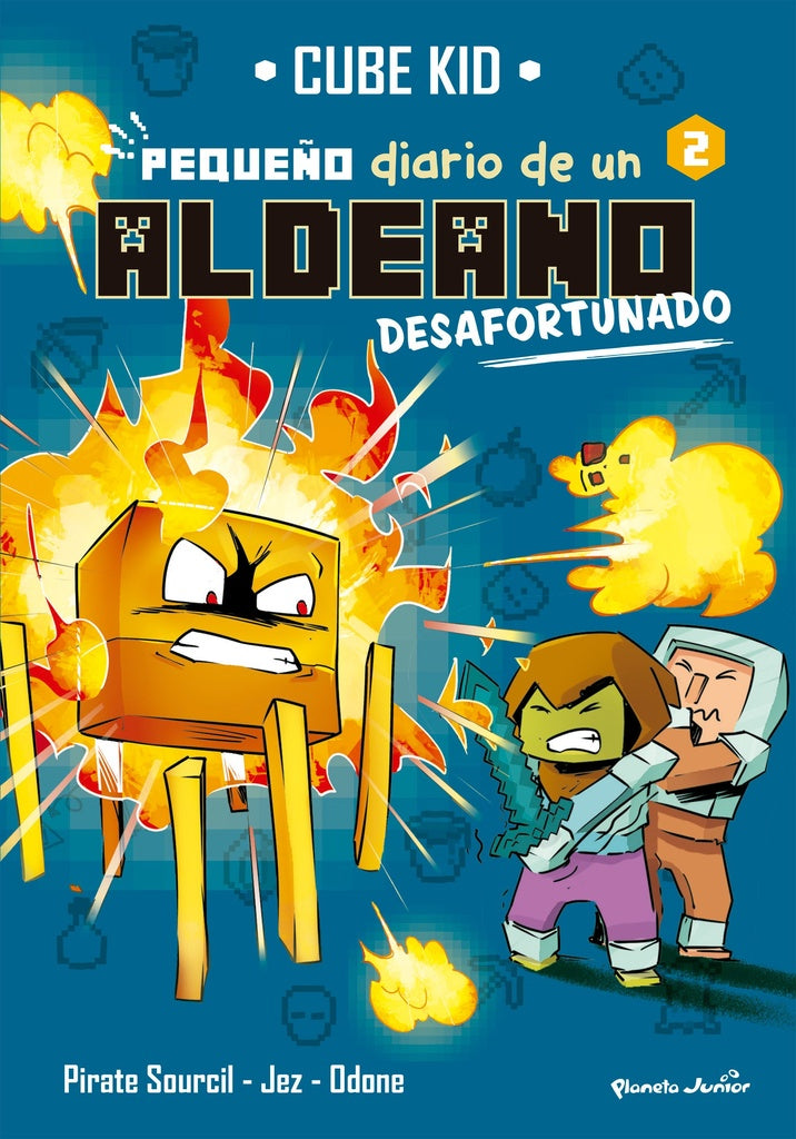 MINECRAFT. PEQUEÑO DIARIO DE UN ALDEANO DESAFORTUNADO 2.. | CUBE KID