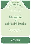 Introducción al análisis del derecho | Carlos Santiago Nino