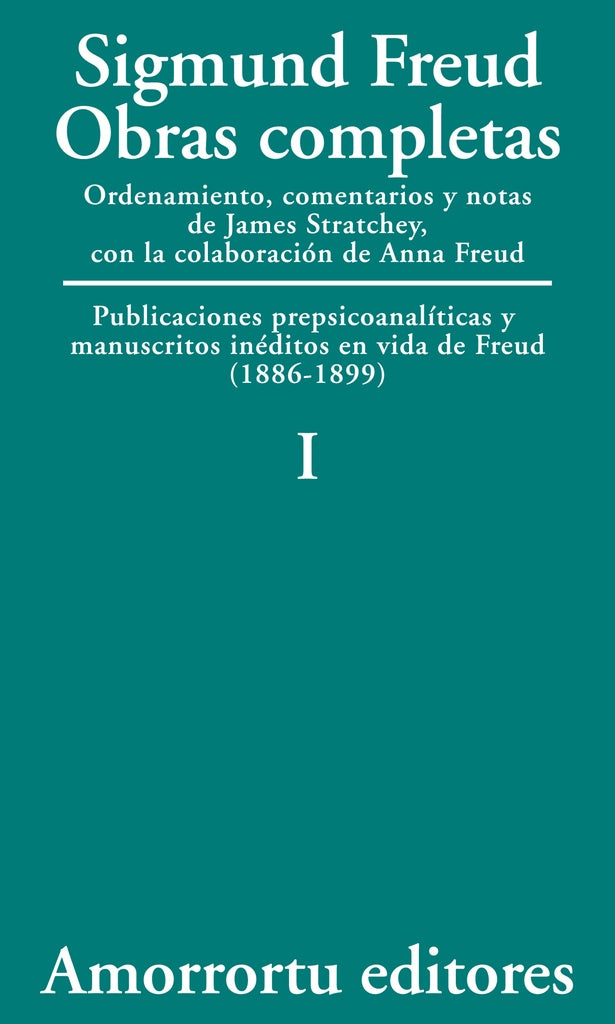 OBRAS COMPLETAS VOLUMEN I.. | Freud-Etcheverry