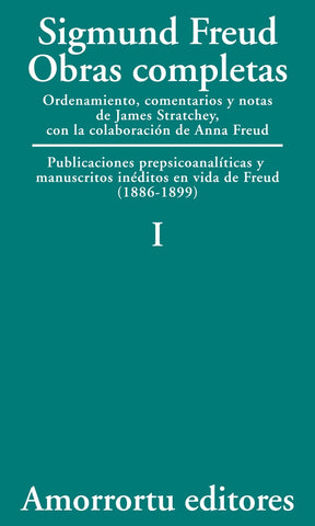 OBRAS COMPLETAS VOLUMEN I.. | Freud-Etcheverry