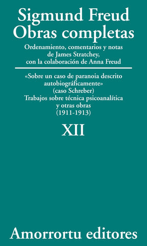 OBRAS COMPLETAS XII | Sigmund Freud