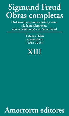 OBRAS COMPLETAS VOLUMEN XIII.. | Freud-Etcheverry