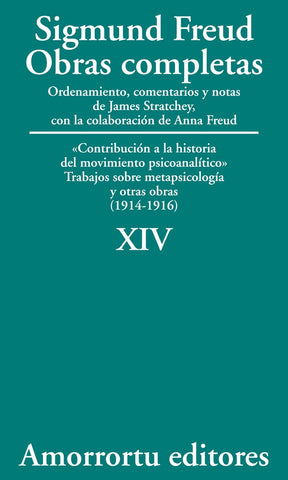 OBRAS COMPLETAS TOMO 14 (XIV).. | Sigmund Freud