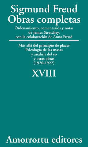 OBRAS COMPLETAS- TOMO 18 (XVIII).. | Sigmund Freud