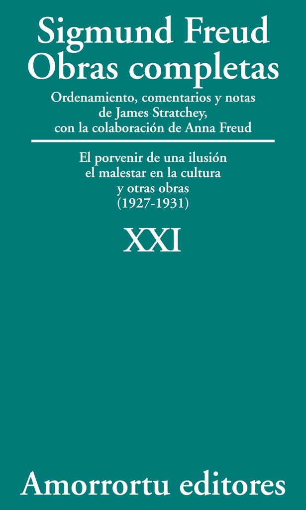 OBRAS COMPLETAS VOLUMEN XXII.. | Freud-Etcheverry