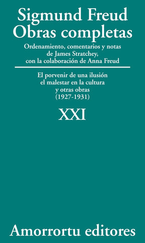 OBRAS COMPLETAS VOLUMEN XXII.. | Freud-Etcheverry