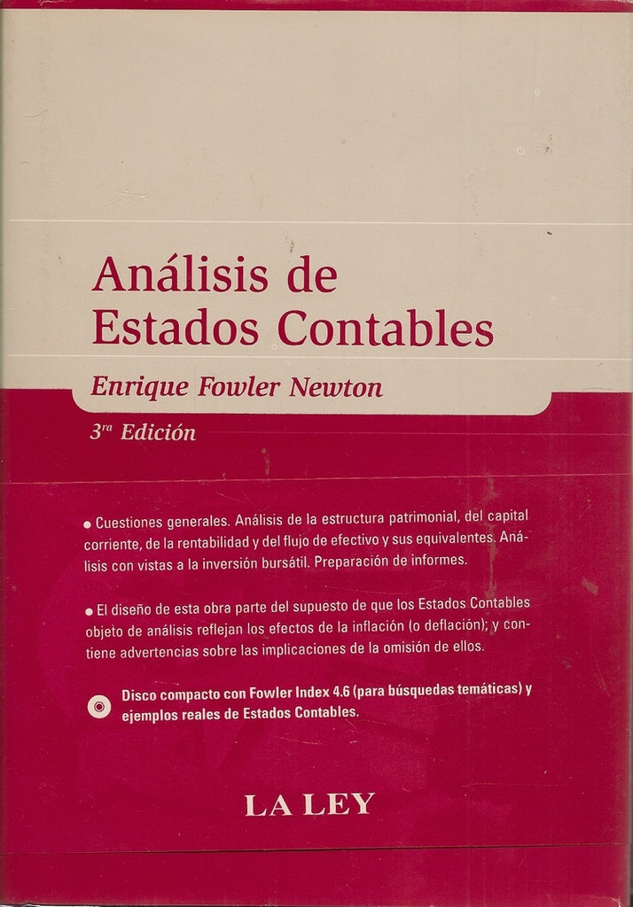 ANALISIS DE ESTADOS CONTABLES | Enrique Fowler Newton