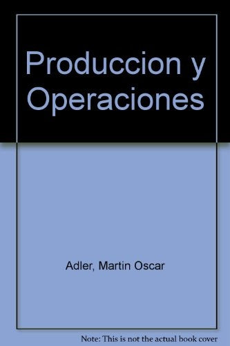 Producción y operaciones | Martín Oscar Adler