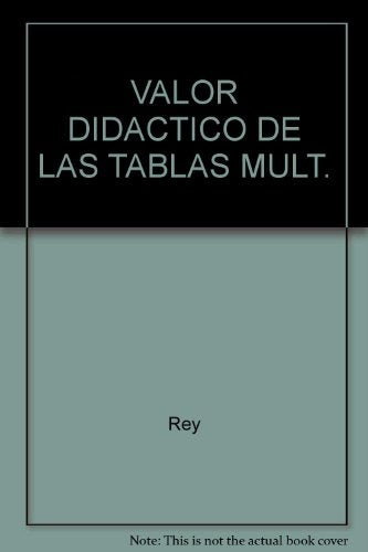 EL VALOR DIDACTICO DE LAS TABLAS DE MULTIPLICAR Y DIVIDIR.. | María Esther Rey