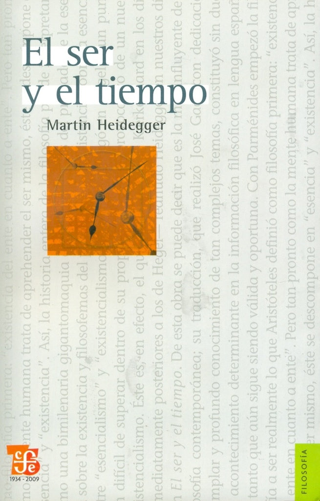 El ser y el tiempo | Heidegger, Gaos