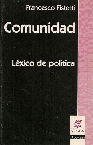 COMUNIDAD. LEXICO DE POLITICA.. | Fisttti, Cardoso