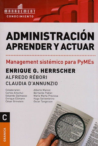ADMINISTRACION APRENDER Y ACTUAR .. | Enrrique Hersscher