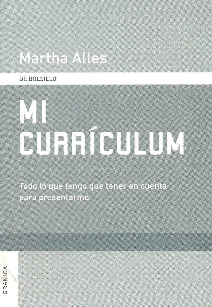 Mi Curriculum | Martha Alicia Alles