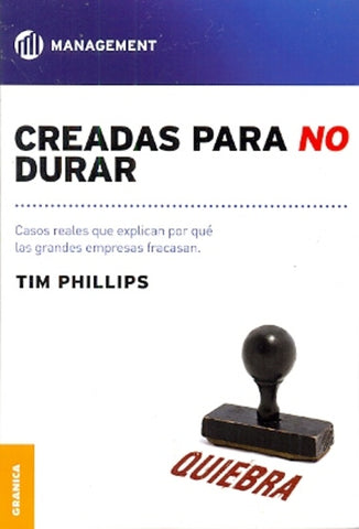 CREADAS PARA NO DURAR.. | Tim Phillips
