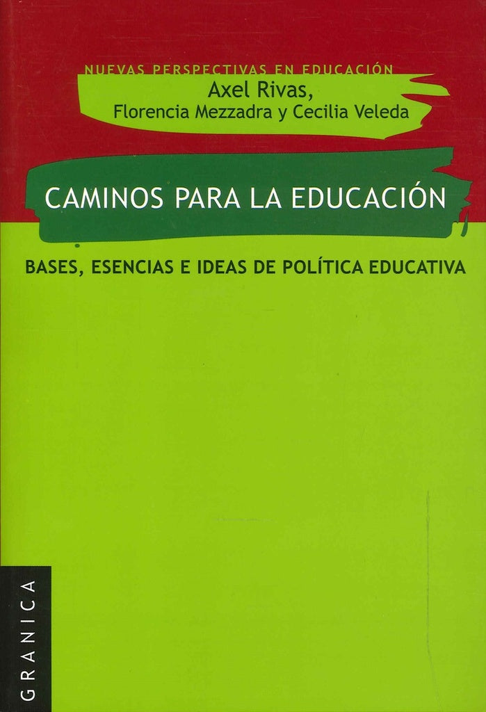 Caminos para la educación | Mezzadra, Veleda y otros