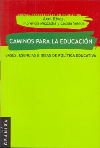 Caminos para la educación | Mezzadra, Veleda y otros