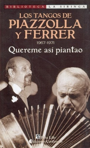 LOS TANGOS DE PIAZZOLLA Y FERRER | Horacio Ferrer