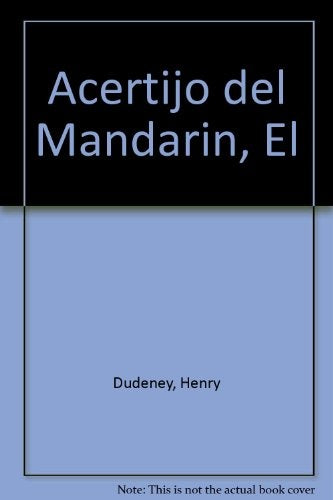 Acertijo del mandarín, El | Dudeney-Gardini