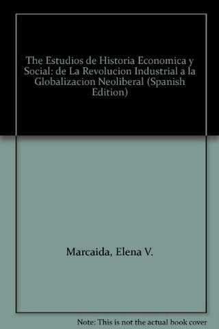 ESTUDIOS DE HISTORIA ECONÓMICA Y SOCIAL.. | Elena V. Marcaida
