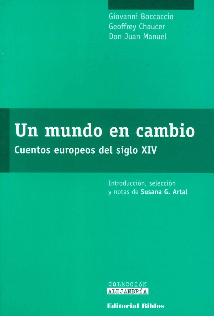 UN MUNDO EN CAMBIO.. | Boccaccio, Chaucer