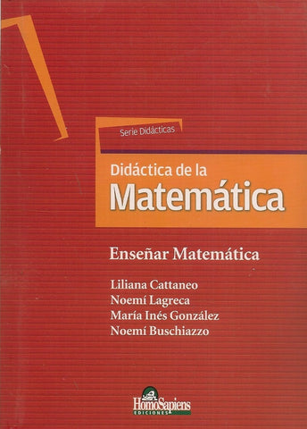 DIDACTICA DE LA MATEMATICA | Liliana Cattaneo