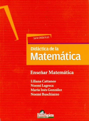 DIDACTICA DE LA MATEMATICA | Liliana Cattaneo