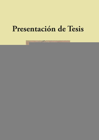 Presentación de Tesis | Ormart, Santorsola y otros