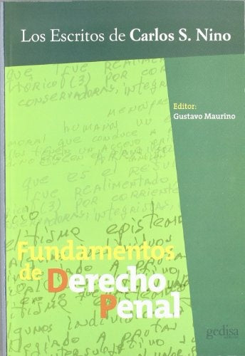 FUNDAMENTOS DE DERECHO PENAL | CARLOS S. NINO