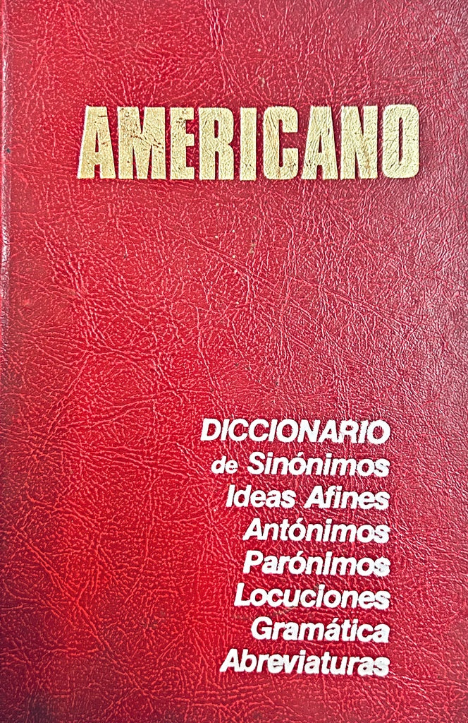 DICCIONARIO AMERICANO..